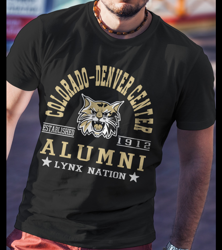 Colorado-Denver Center Alumni Lynx Nation Established 1912 T-Shirt