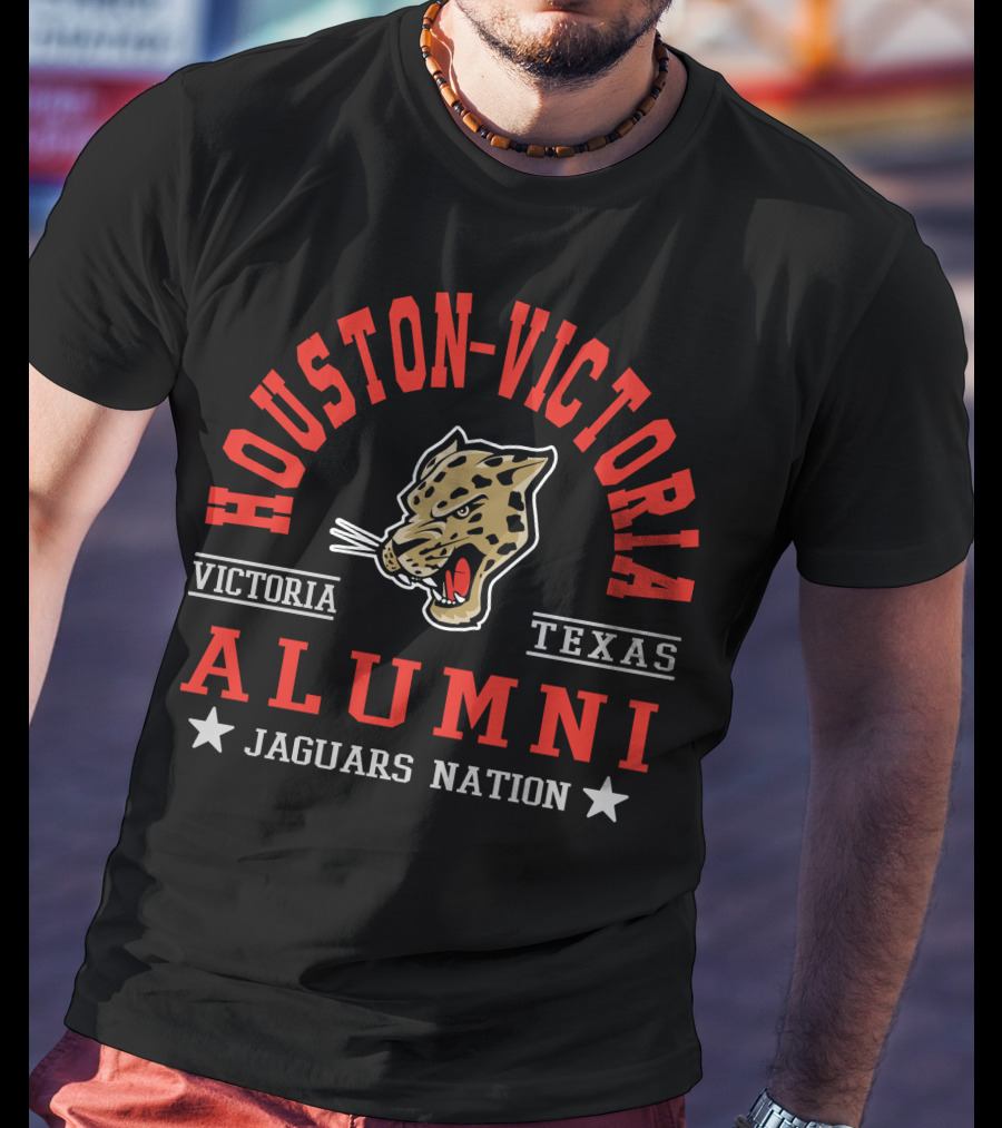 Houston-Victoria Texas Alumni Jaguars Nation T-Shirt