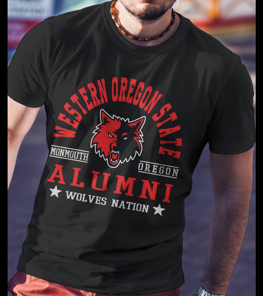 Western Oregon State Alumni Monmouth Oregon Wolves Nation T-Shirt