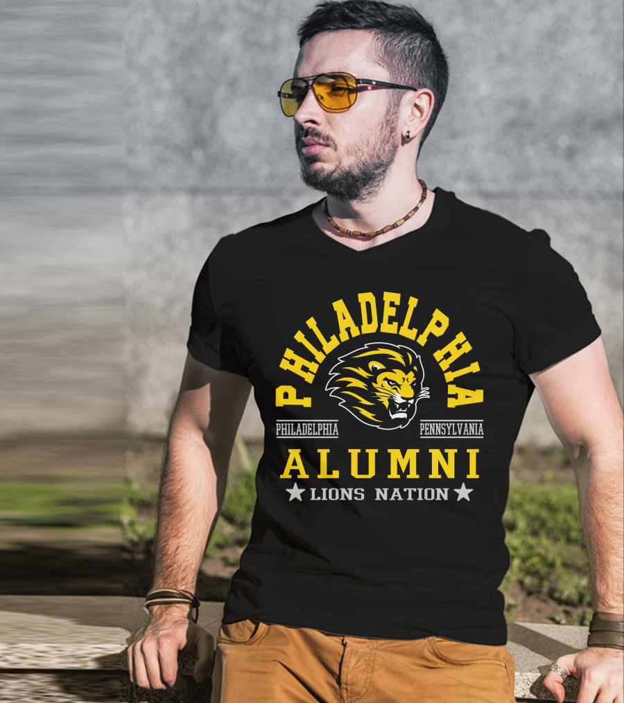 Philadelphia Pennsylvania Alumni Lions Nation T-Shirt