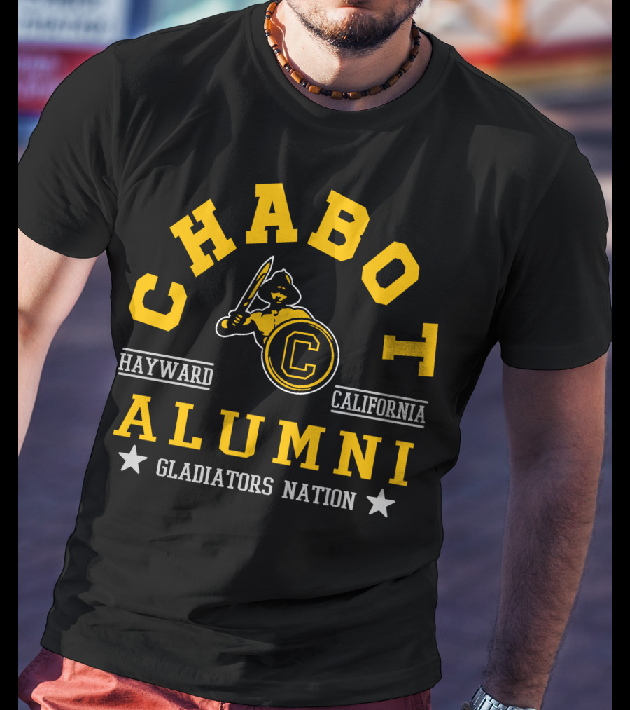 Chabot College Alumni Hayward California Gladiators Nation T-Shirt