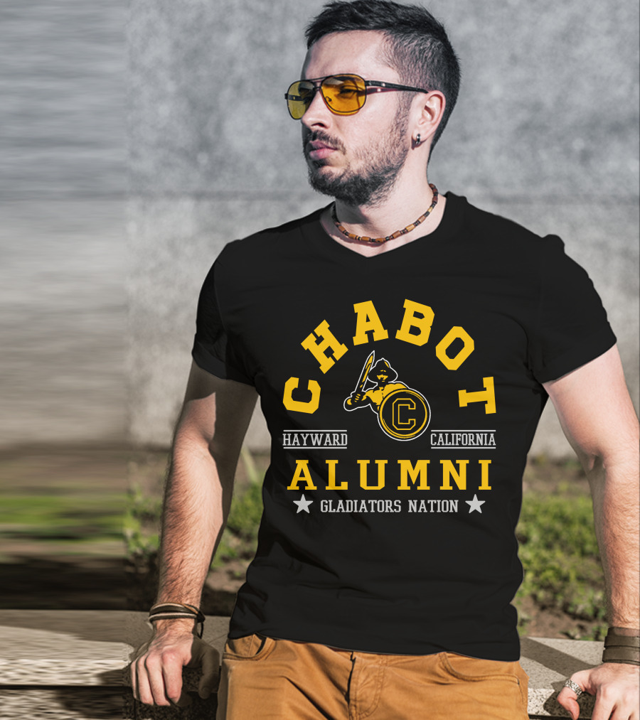 Chabot College Alumni Hayward California Gladiators Nation T-Shirt