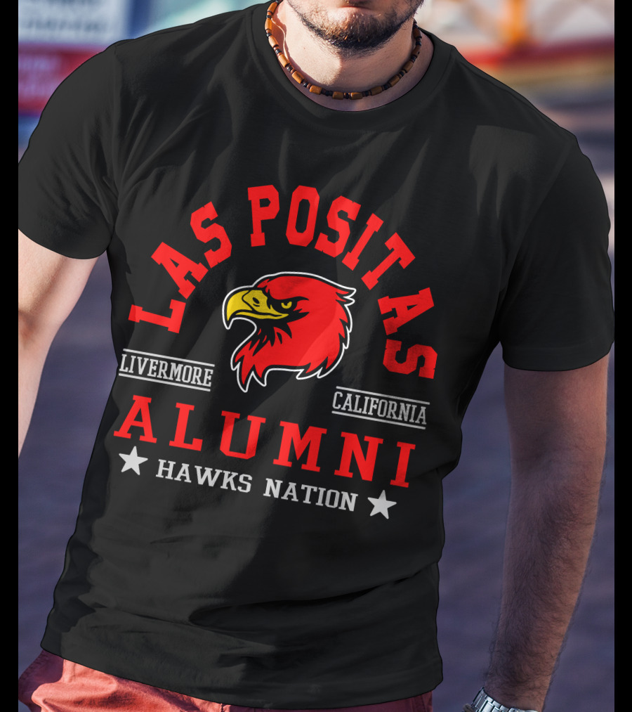 Las Positas College Livermore California Alumni Hawks Nation T-Shirt