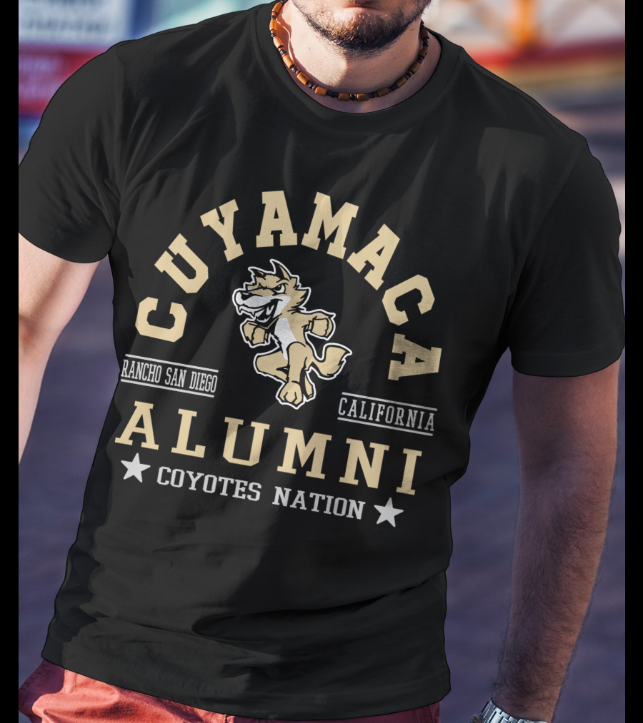 Cuyamaca Coyotes Alumni Rancho San Diego California Nation T-Shirt