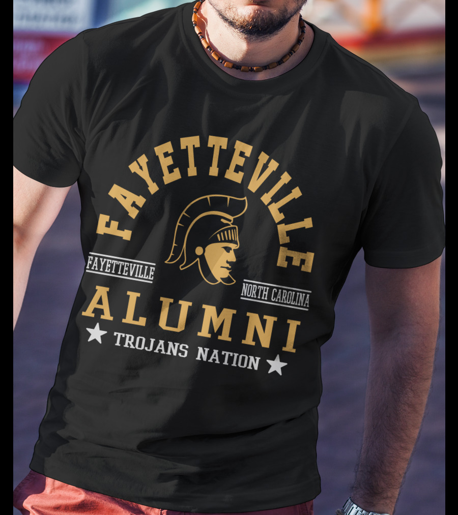 Fayetteville Alumni North Carolina Trojans Nation T-Shirt