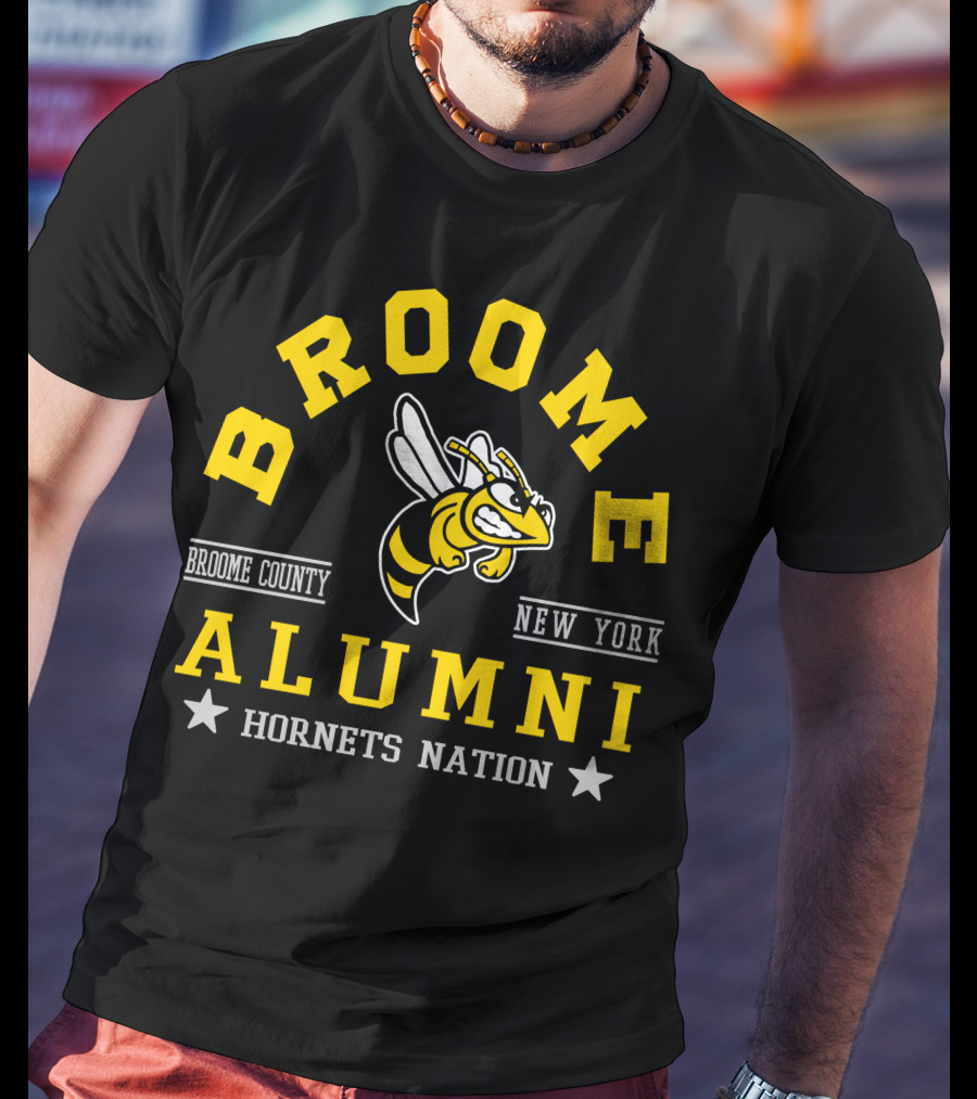 Broome County New York Alumni Hornets Nation T-Shirt