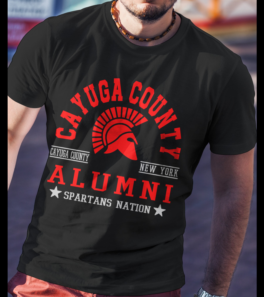 Cayuga County Alumni Spartans Nation New York T-Shirt