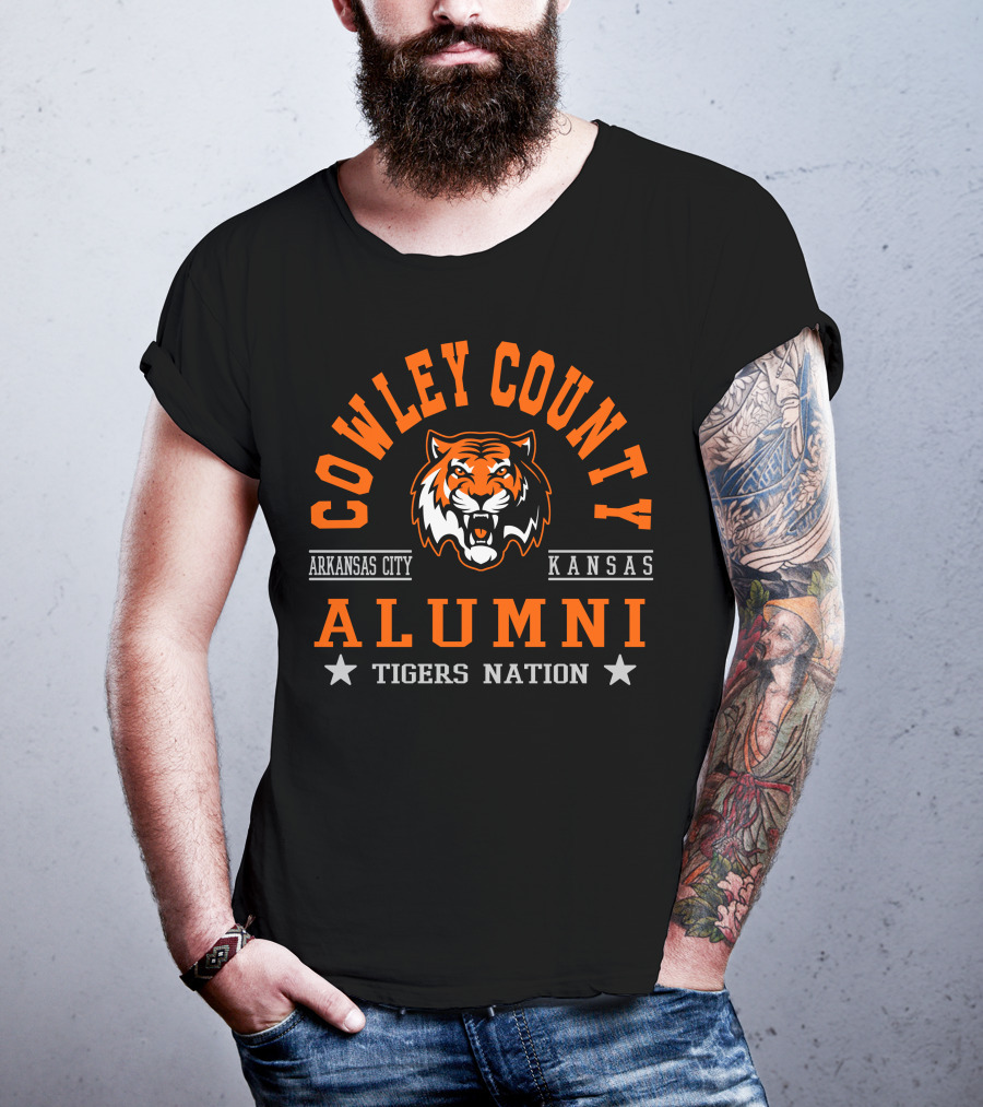 Cowley County Alumni Arkansas City Kansas Tigers Nation T-Shirt