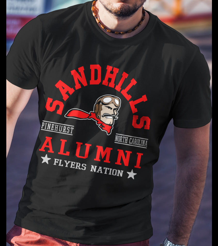 Sandhills Alumni Pinehurst North Carolina Flyers Nation T-Shirt