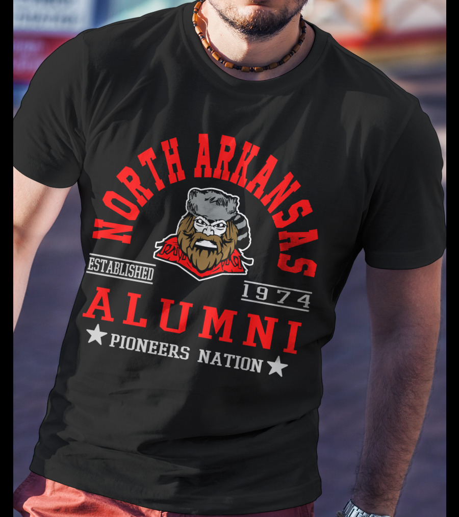 North Arkansas College Alumni Pioneers Nation Established 1974 T-Shirt