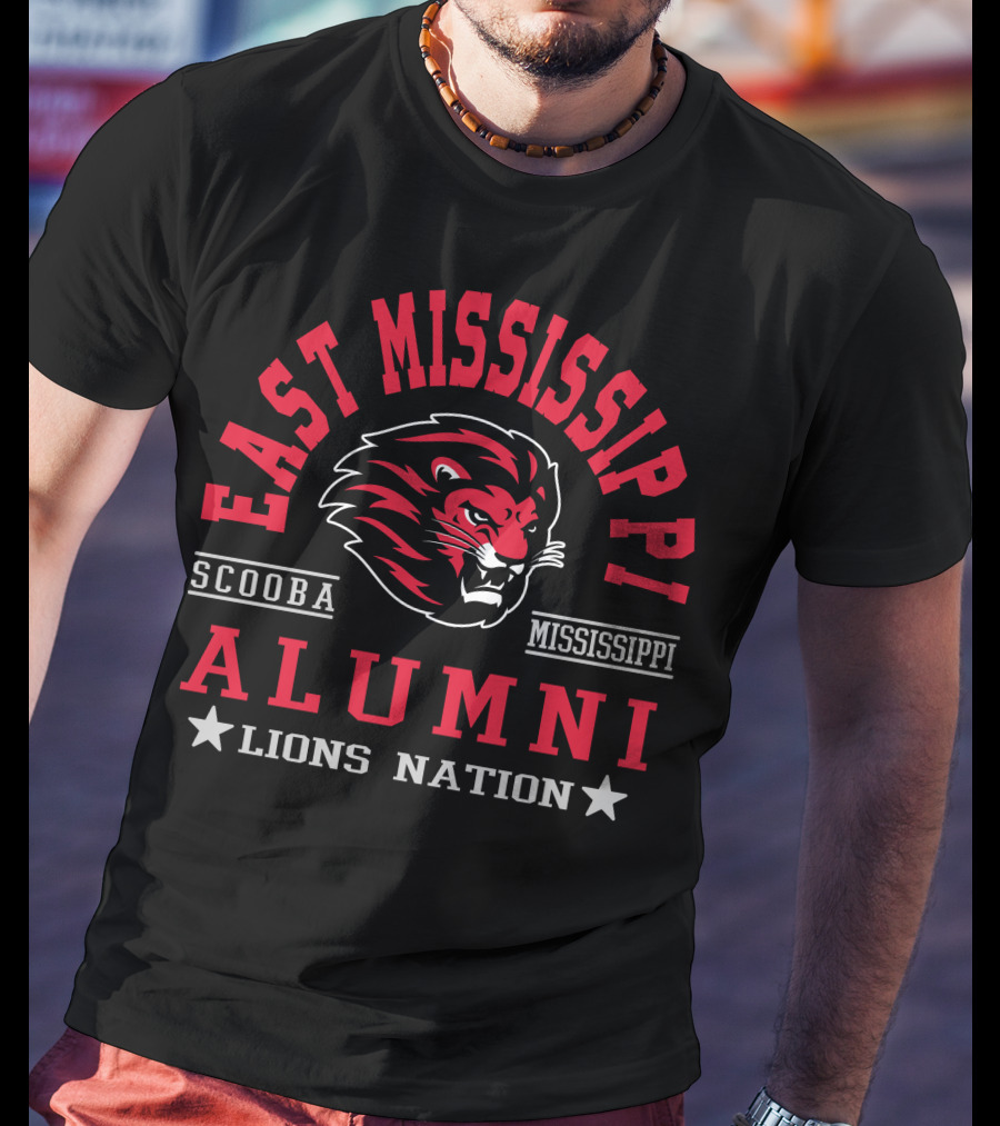 East Mississippi Alumni Lions Nation Scooba Mississippi T-Shirt