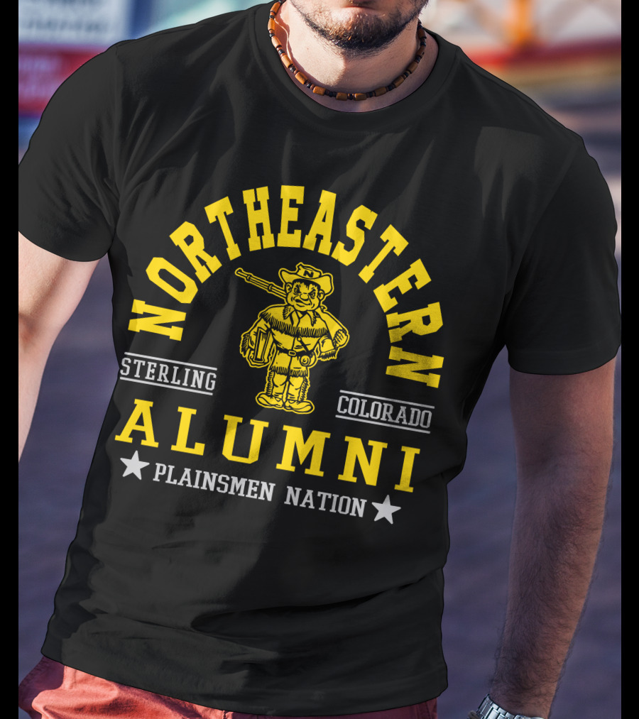 Northeastern Sterling Colorado Alumni Plainsmen Nation T-Shirt