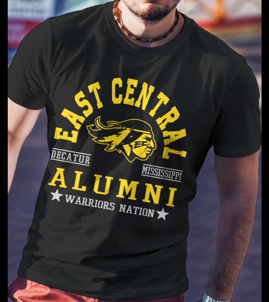 East Central College Alumni Warriors Nation Decatur Mississippi T-Shirt