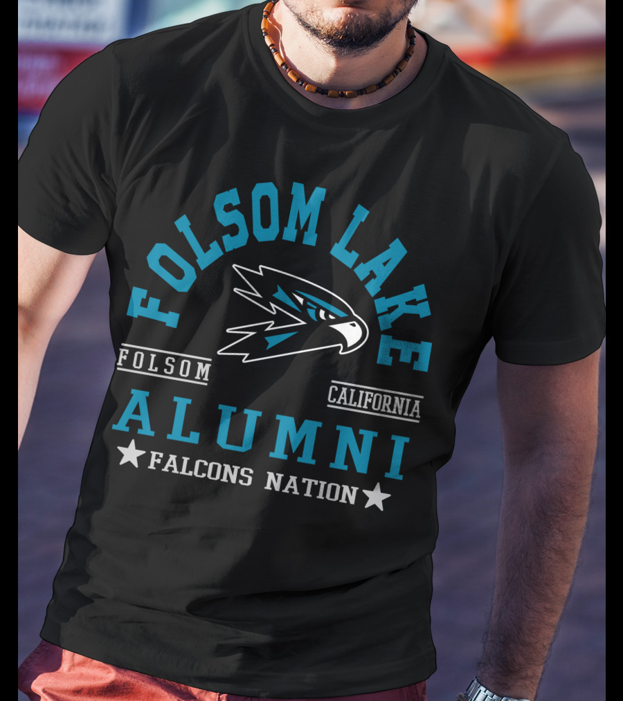 Folsom Lake College Alumni Falcons Nation California T-Shirt