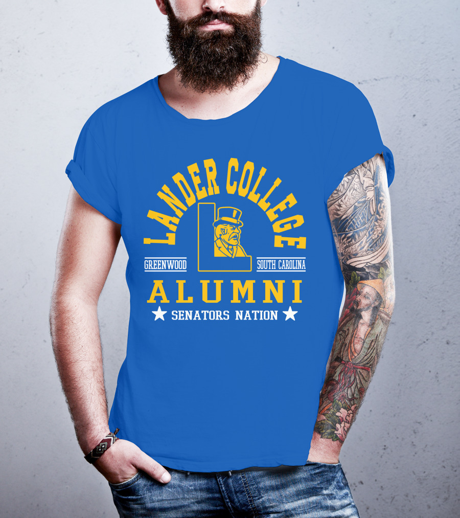 Lander College Alumni Senators Nation Greenwood South Carolina T-Shirt
