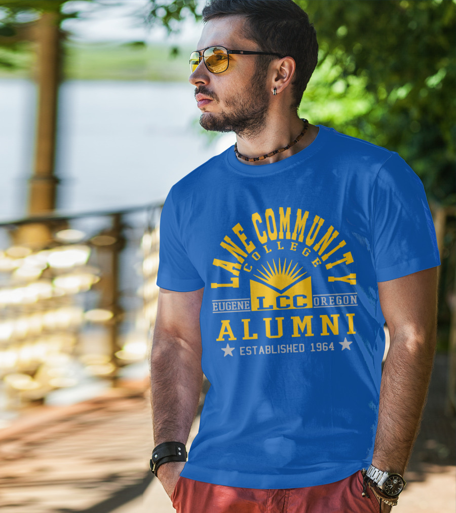 Lane Community College LCC Alumni Eugene Oregon Established 1964 T-Shirt