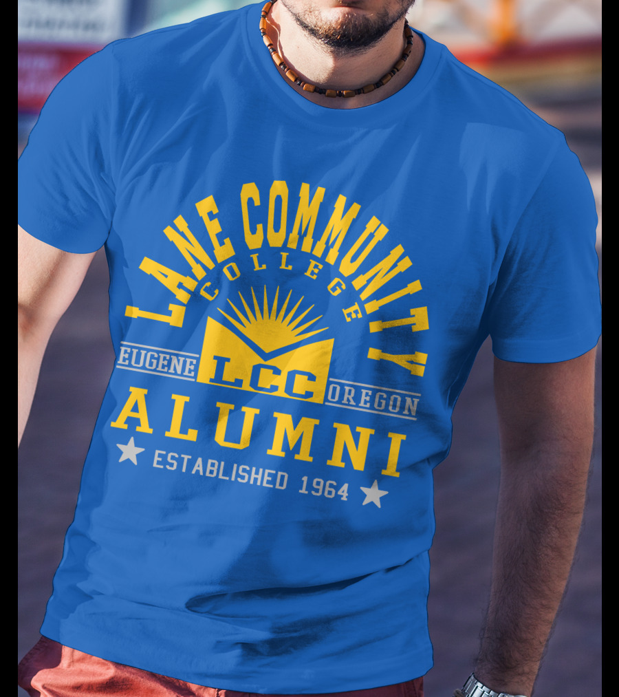 Lane Community College LCC Alumni Eugene Oregon Established 1964 T-Shirt