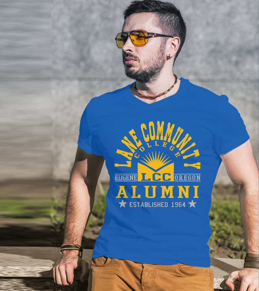 Lane Community College LCC Alumni Eugene Oregon Established 1964 T-Shirt