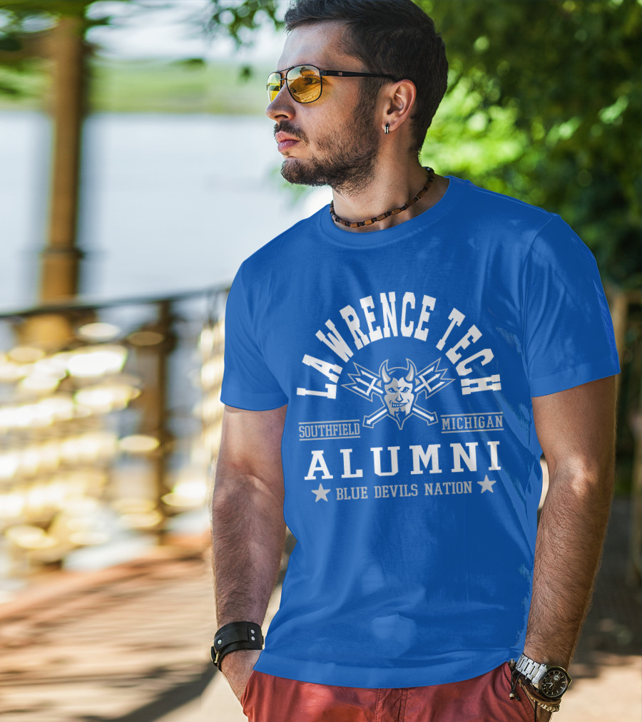 Lawrence Tech Southfield Michigan Alumni Blue Devils Nation T-Shirt