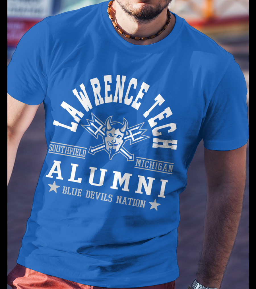 Lawrence Tech Southfield Michigan Alumni Blue Devils Nation T-Shirt