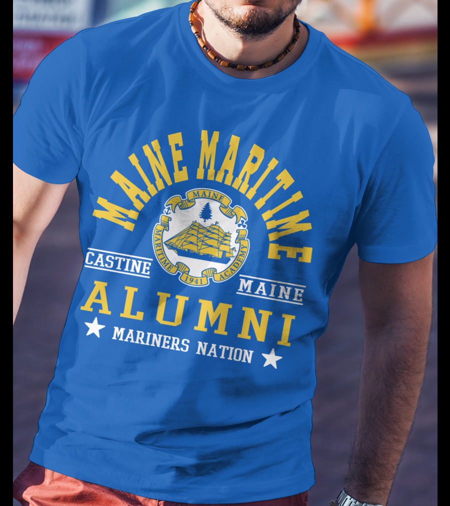 Maine Maritime Academy Castine Alumni Mariners Nation T-Shirt