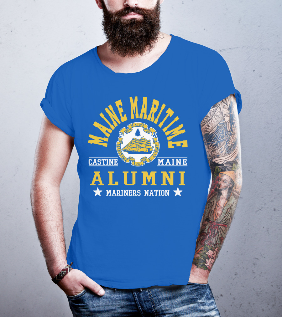 Maine Maritime Academy Castine Alumni Mariners Nation T-Shirt