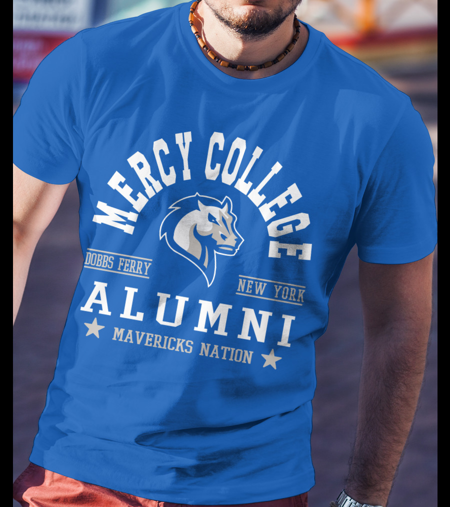 Mercy College Alumni Mavericks Nation Dobbs Ferry New York T-Shirt