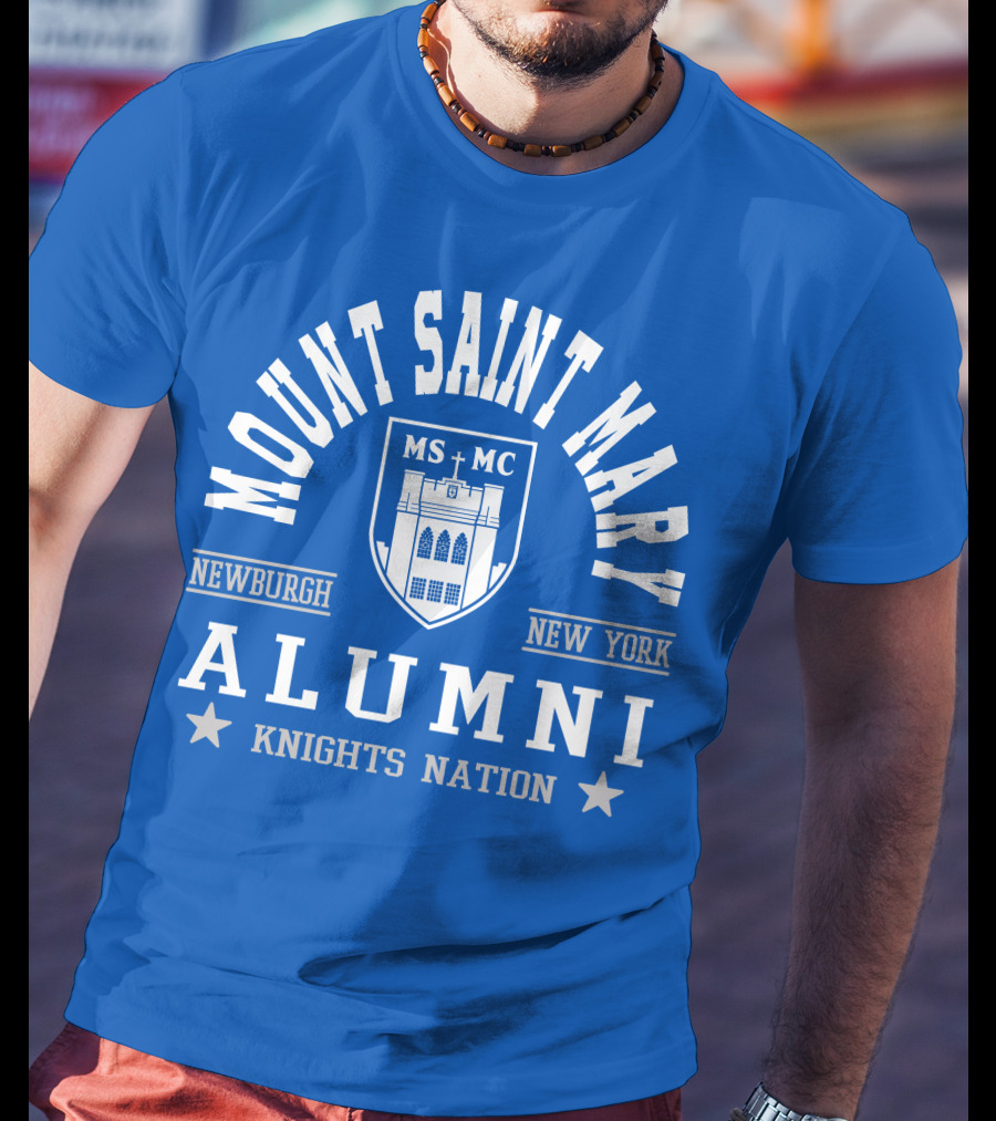 Mount Saint Mary College Alumni Knights Nation Newburgh New York T-Shirt