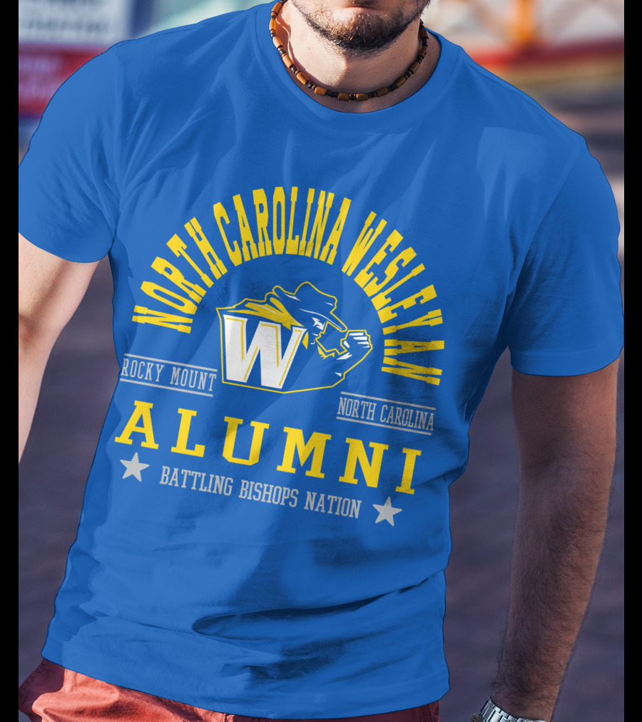 North Carolina Wesleyan Rocky Mount Alumni Battling Bishops Nation T-Shirt