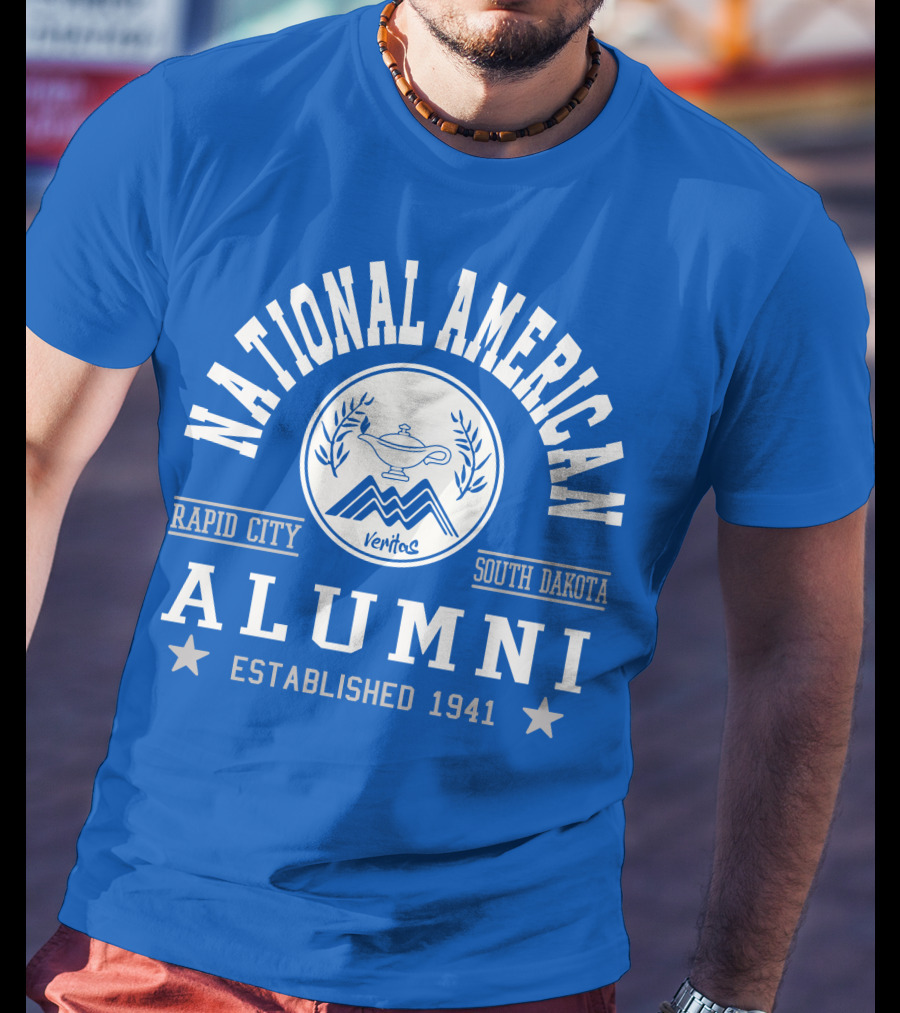 National American University Alumni Rapid City South Dakota Established 1941 T-Shirt