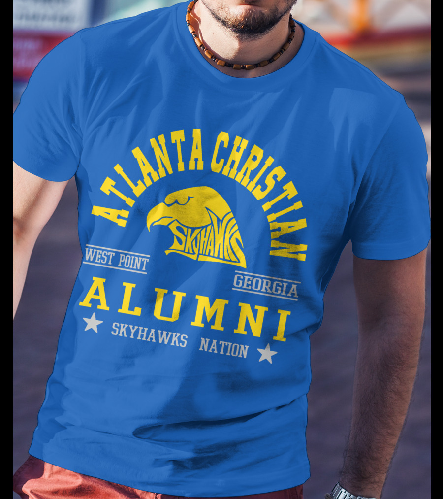 Atlanta Christian Skyhawks Georgia West Point Alumni Nation T-Shirt