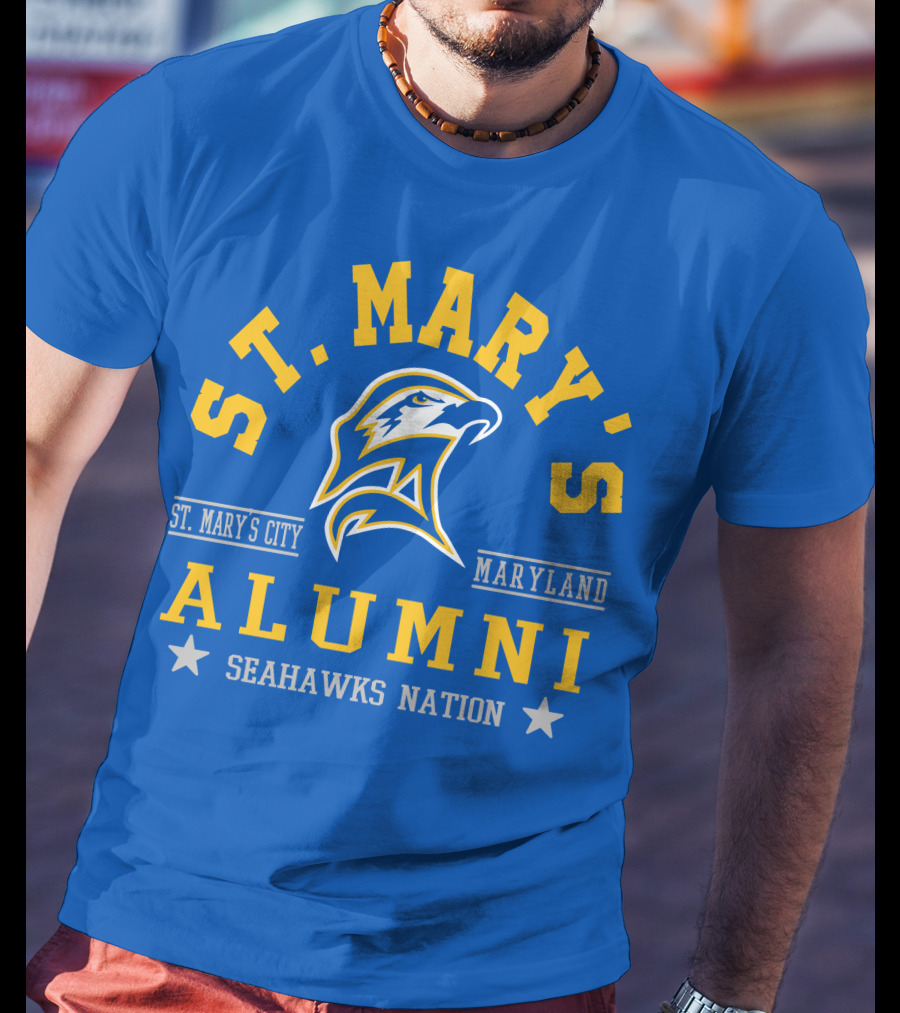 St. Mary's City Maryland Alumni Seahawks Nation T-Shirt