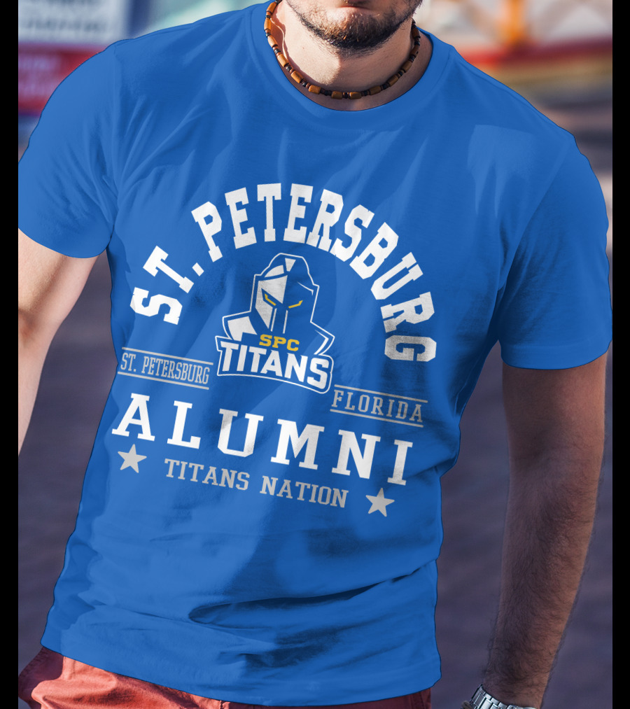 St Petersburg Florida SPC Titans Alumni Nation T-Shirt