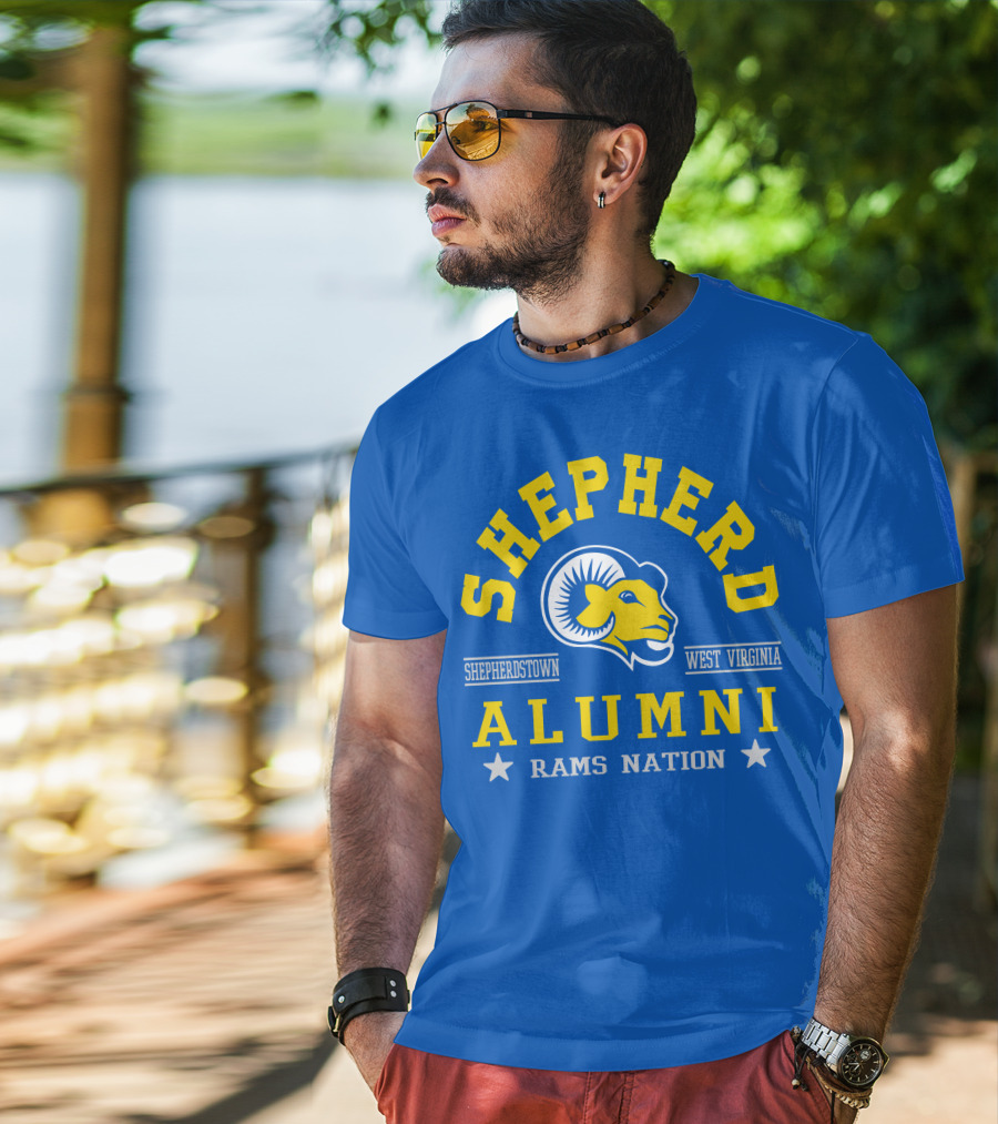 Shepherd Alumni Shepherdstown West Virginia Rams Nation T-Shirt