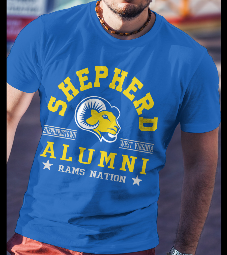 Shepherd Alumni Shepherdstown West Virginia Rams Nation T-Shirt