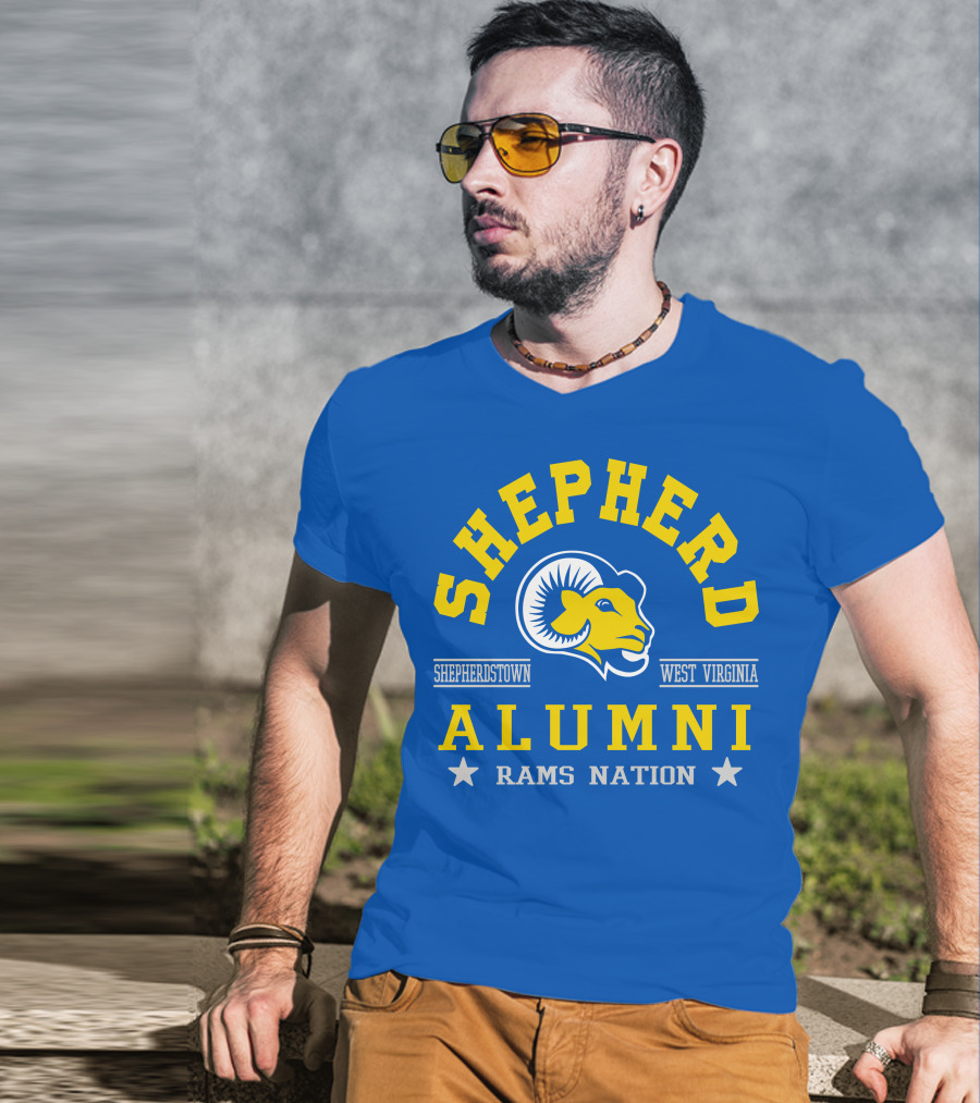 Shepherd Alumni Shepherdstown West Virginia Rams Nation T-Shirt