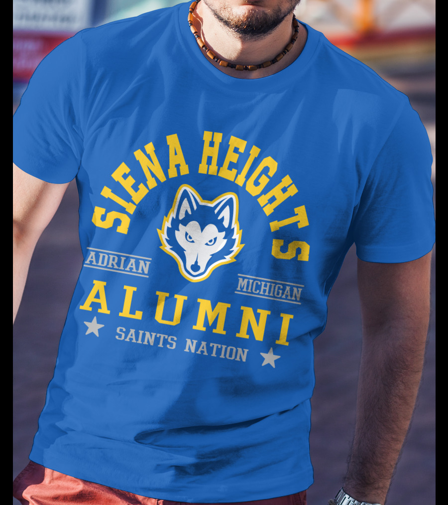 Siena Heights Alumni Adrian Michigan Saints Nation T-Shirt