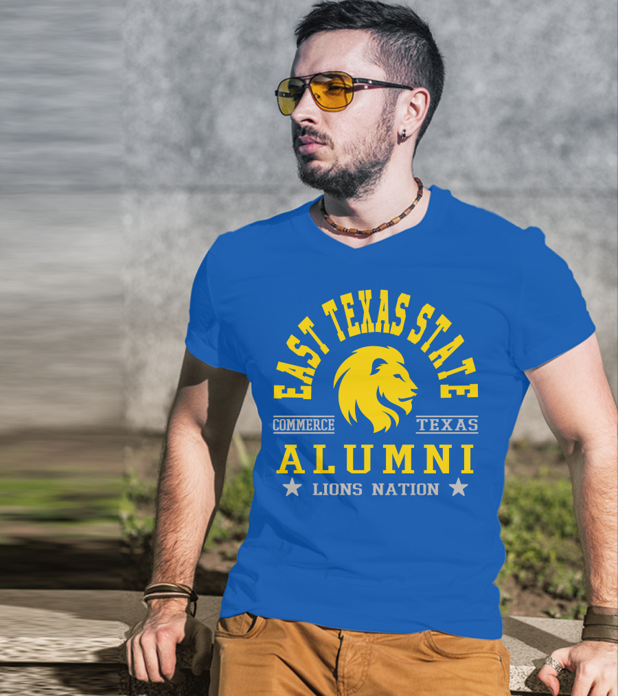 East Texas State Alumni Commerce Texas Lions Nation T-Shirt