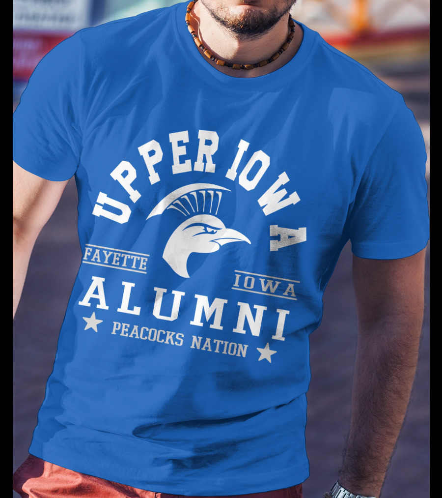 Upper Iowa Alumni Fayette Peacocks Nation T-Shirt