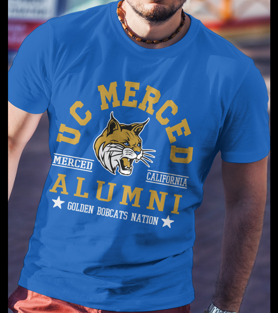 UC Merced Alumni Golden Bobcats Nation Merced California T-Shirt