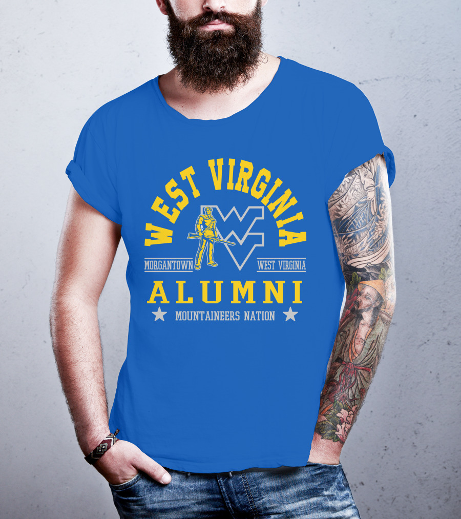 West Virginia Mountaineers Alumni Morgantown Nation T-Shirt