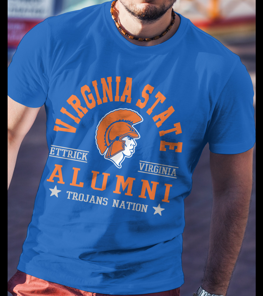Virginia State Ettrick Alumni Trojans Nation T-Shirt
