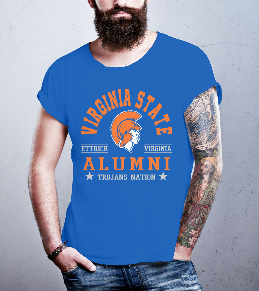 Virginia State Ettrick Alumni Trojans Nation T-Shirt
