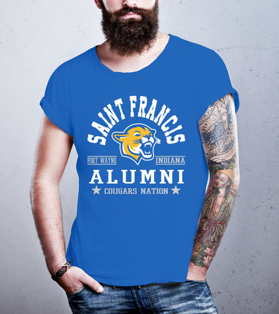 Saint Francis Fort Wayne Indiana Alumni Cougars Nation T-Shirt