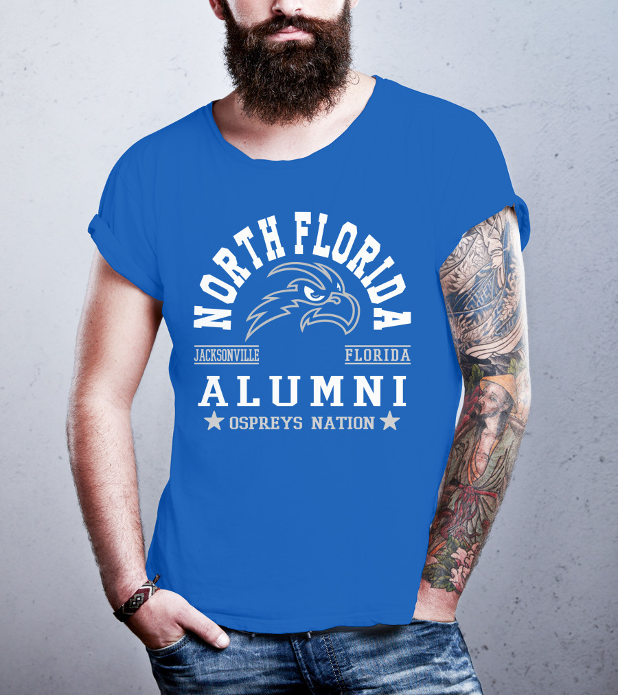 North Florida Alumni Ospreys Nation Jacksonville Florida T-Shirt