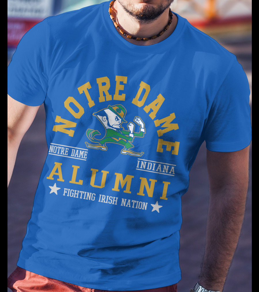 Notre Dame Indiana Alumni Fighting Irish Nation T-Shirt