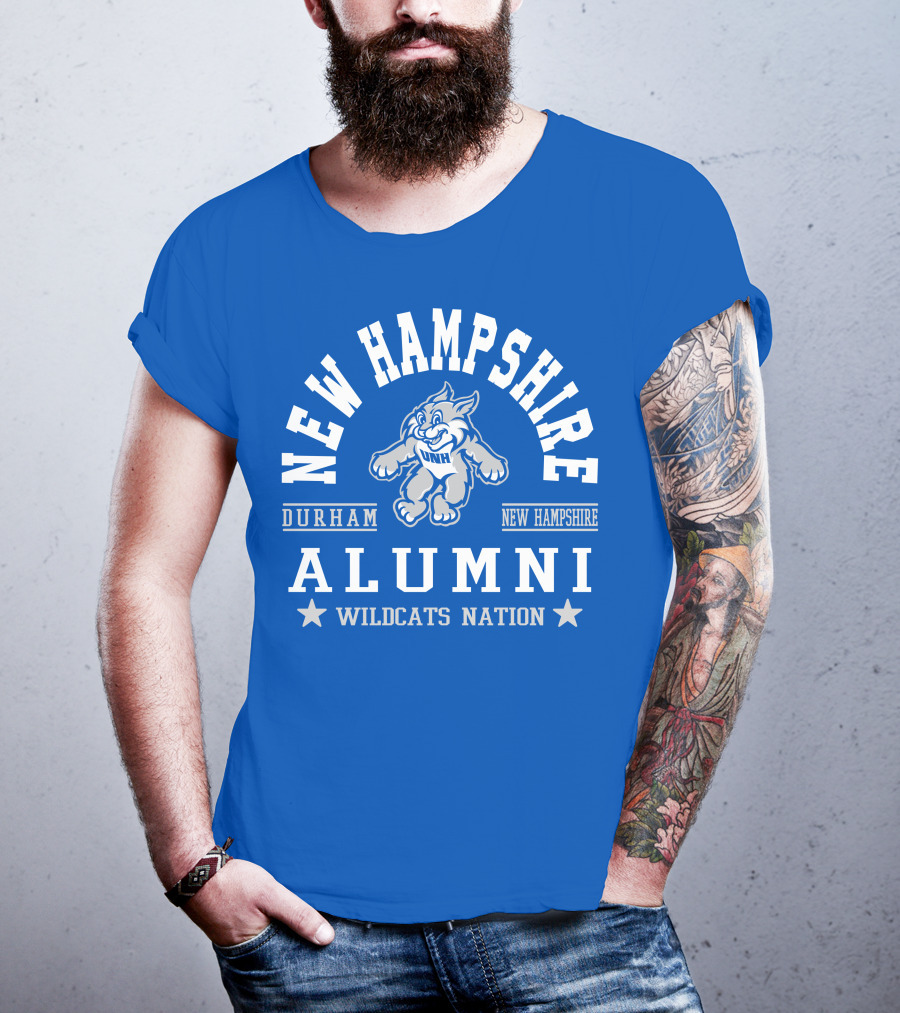 New Hampshire Durham Wildcats Nation Alumni T-Shirt