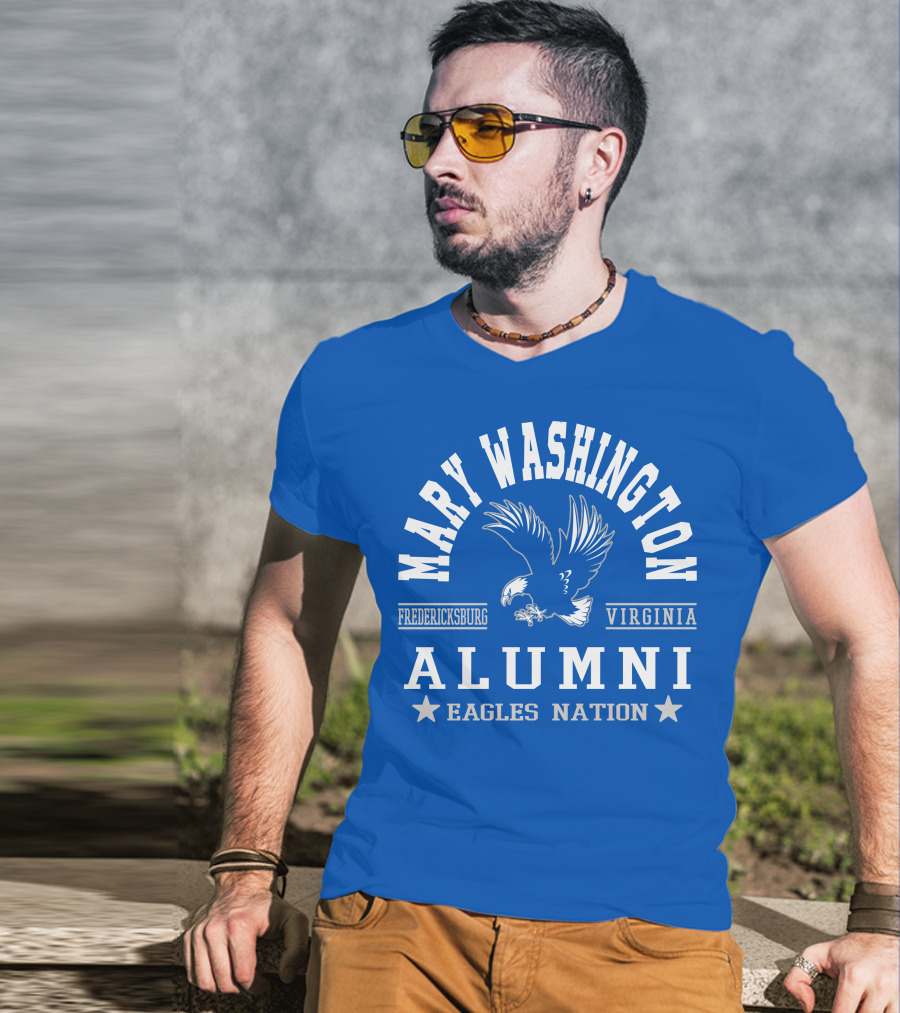 Mary Washington Alumni Eagles Nation Fredericksburg Virginia T-Shirt
