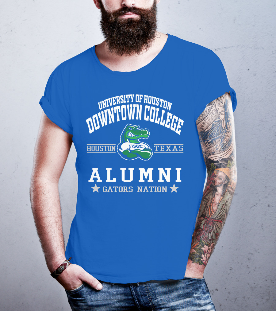 University Of Houston Downtown College Alumni UHDC Texas Gators Nation T-Shirt