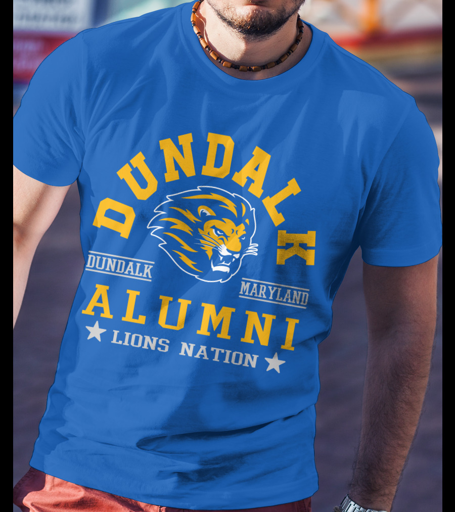 Dundalk Maryland Alumni Lions Nation T-Shirt